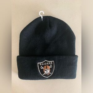 RAIDERS NFL Classic Black Beanie NEW